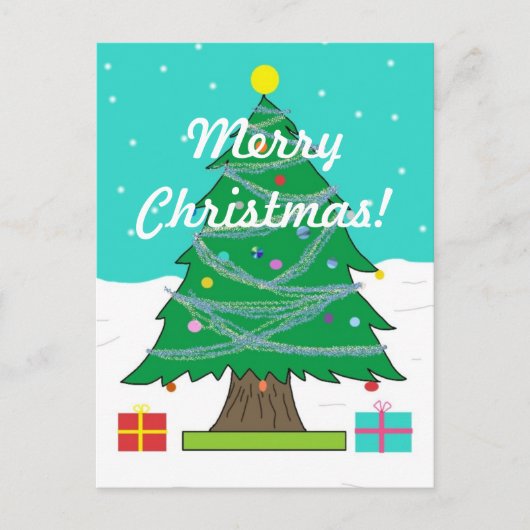 クリスマスツリーはがき シーズンポストカード (正面)