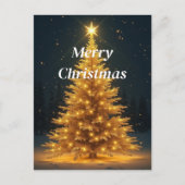 クリスマスツリーはがき ポストカード (正面)