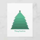 クリスマスツリーはがき ポストカード (正面)