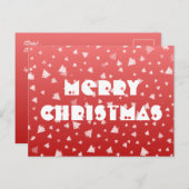 クリスマスツリーはがき ポストカード (正面/裏面)