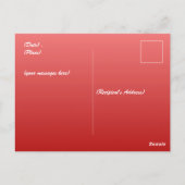 クリスマスツリーはがき ポストカード (裏面)