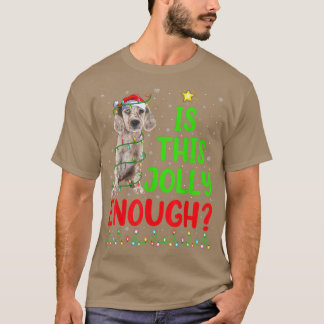クリスマスツリーはこの陽気さで十分か？ 英語セッターのクリスマス Tシャツ