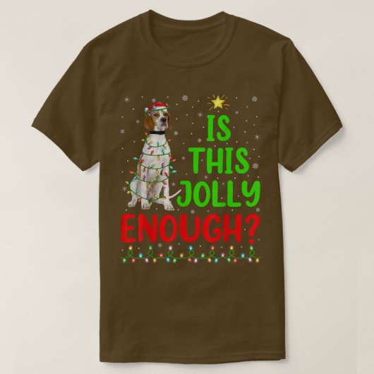 クリスマスツリーはすてき英語ポインタChrに十分 Tシャツ (デザイン正面)