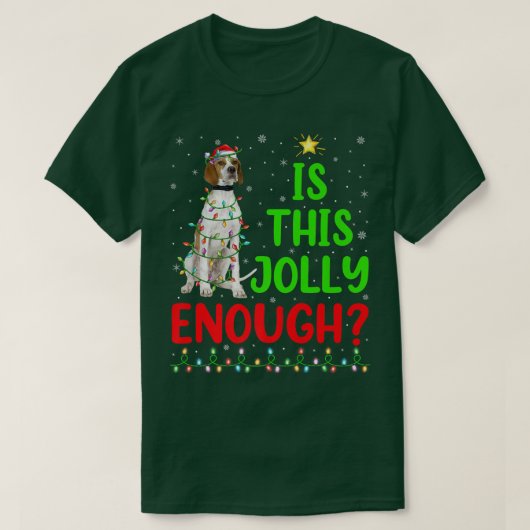 クリスマスツリーはすてき英語ポインタChrに十分 Tシャツ (デザイン正面)