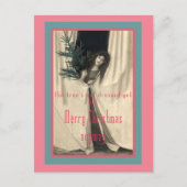 クリスマスツリーはまだ服を着ていない シーズンポストカード (正面)