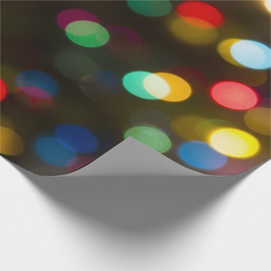 クリスマスツリーはクリスマスのプレゼントの覆いをつけます ラッピングペーパー (角)