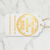 クリスマスツリーはクリスマスまで開かない ギフトタグ (正面 (横))