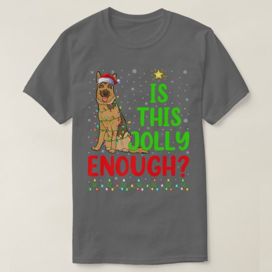 クリスマスツリーは十分に陽気 ベルギーのマリノア Tシャツ (デザイン正面)