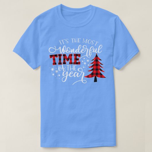 クリスマスツリーは最も素晴らしい時間 Tシャツ (デザイン正面)