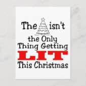 クリスマスツリーはLitだけです シーズンポストカード (正面)