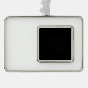 クリスマスツリーへのチャームの追加 シルバープレートフレームオーナメント