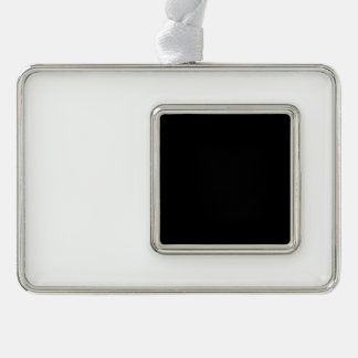 クリスマスツリーへのチャームの追加 シルバープレートフレームオーナメント