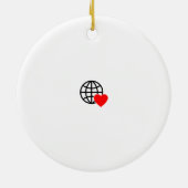 クリスマスツリーへのチャームの追加 セラミックオーナメント (裏面)