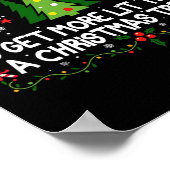 クリスマスツリーよりもっとライトアップされそうな人 ポスター (角)