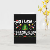 クリスマスツリーよりも明るくなる可能性が高い カード (黄色い花)