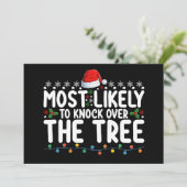 クリスマスツリーをノックする可能性が最も高い 招待状 (スタンド正面)