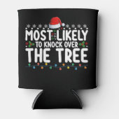 クリスマスツリーをノックする可能性が最も高い 缶クーラー (正面)