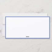 クリスマスツリーをヴィンテージスタイルで飾る シーズンカード (裏面)