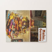 クリスマスツリーを予約 – ドイツ，マインツ ジグソーパズル (横)