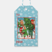 クリスマスツリーを入手する ギフトタグ (正面)