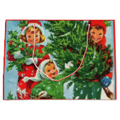 クリスマスツリーを入手する ラージペーパーバッグ (正面)