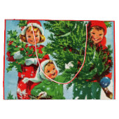 クリスマスツリーを入手する ラージペーパーバッグ (裏面)