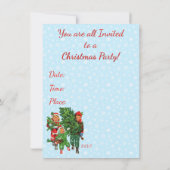 クリスマスツリーを入手する 招待状 (裏面)