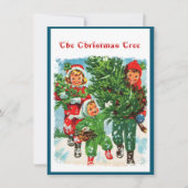 クリスマスツリーを入手する 招待状 (正面)