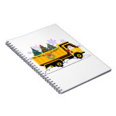 クリスマスツリーを届けるサンタ ノートブック (右側)