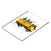 クリスマスツリーを届けるサンタ ノートブック (左側)