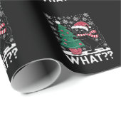 クリスマスツリーを押しおもしろいて何と黒い猫 ラッピングペーパー (ロールコーナー)