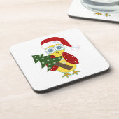 クリスマスツリーを持つクリスマスフクロウ コースター (左側)