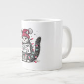 クリスマスツリーを殺すネコ ジャンボコーヒーマグカップ (正面右)