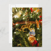 クリスマスツリーを見上げて シーズンポストカード (正面/裏面)