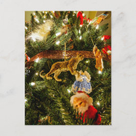 クリスマスツリーを見上げて シーズンポストカード