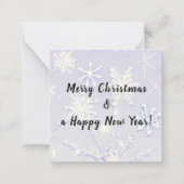 クリスマスツリーを見上げる子供たち ノートカード (裏面)