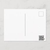 クリスマスツリーを貼ったはがき ポストカード (裏面)