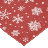 クリスマスツリーを赤い車で運ぶ テーブルクロス (アングル)