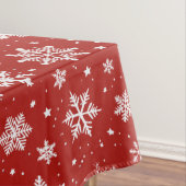 クリスマスツリーを赤い車で運ぶ テーブルクロス (インサイチュ)