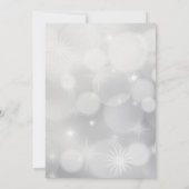 クリスマスツリーを載せたレトロな赤い車のパーティー 招待状 (裏面)