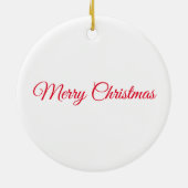 クリスマスツリーを閉じるクリスマスツリーオーナメント セラミックオーナメント (裏面)