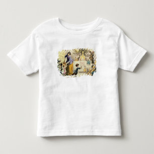 クリスマスツリーを飾ること トドラーTシャツ