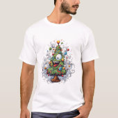 クリスマスツリーアイディア Tシャツ (正面)