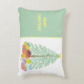 クリスマスツリーアクセント枕 アクセントクッション (裏面(縦))