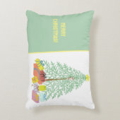 クリスマスツリーアクセント枕 アクセントクッション (正面(垂直))