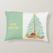 クリスマスツリーアクセント枕 アクセントクッション (裏面)