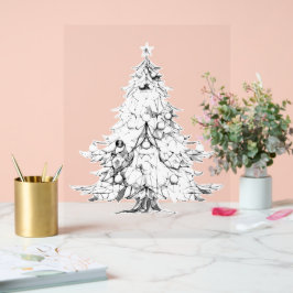 クリスマスツリーアクリルサインデザインスタイル アクリルサイン