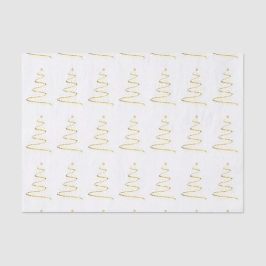 クリスマスツリーアートティッシュペーパー 薄葉紙 (正面)