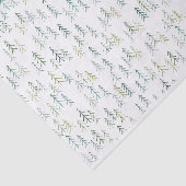 クリスマスツリーイラストレーション水彩  薄葉紙 (詳細)