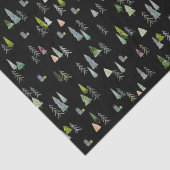 クリスマスツリーイラストレーション水彩 薄葉紙 (詳細)